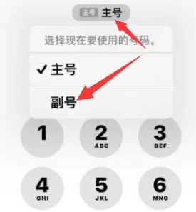 古冶苹果14维修店分享iPhone 14 Pro Max使用副卡打电话的方法 