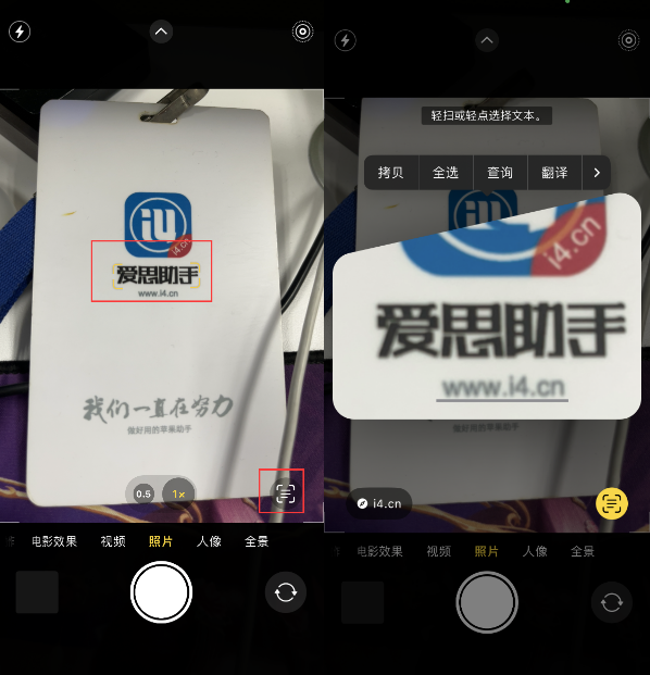 古冶苹果手机维修分享升级iOS 16后如何通过相机翻译文本 