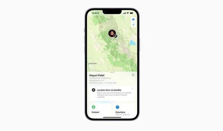 古冶苹果14维修分享iPhone14系列中 FindMy功能通过卫星分享位置方法教程 