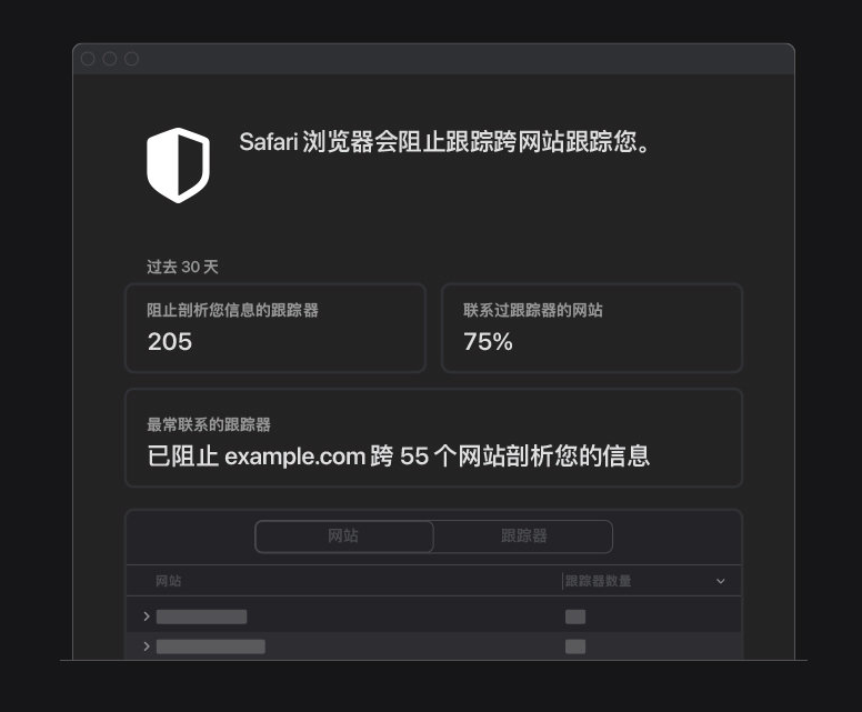 古冶苹果手机维修分享如何在 Safari 浏览器中查看和打开隐私报告 